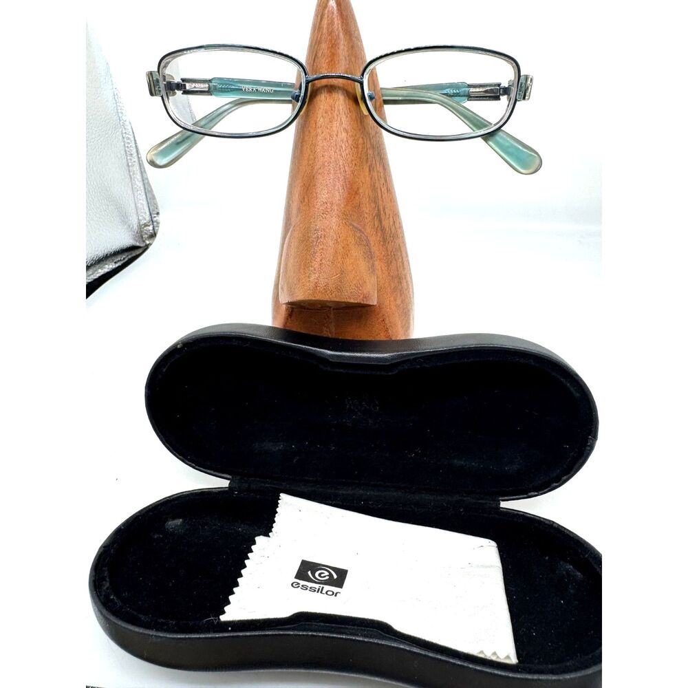 Vera Wang Eyeglasses CLEAR (not sunglasses) Small Size with Clamshell Case